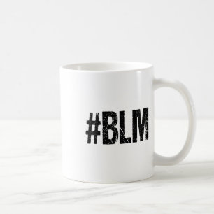 #blm Black Lives Probleem Inspirerend Vintage Ret Koffiemok