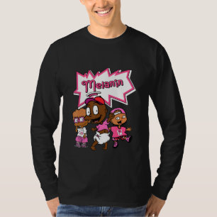 Blm Black Melanin Kinder Sneaker Match 14 schokken T-shirt