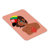 BLM Black Woman's Flexible Magnet Magneet (Rechterzijde)