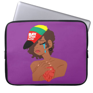 BLM Black Woman's Tears Electronics Bag Laptop Sleeve