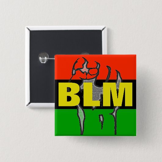 BLM-Button Vierkante Button 5,1 Cm (Voorkant /achterkant)