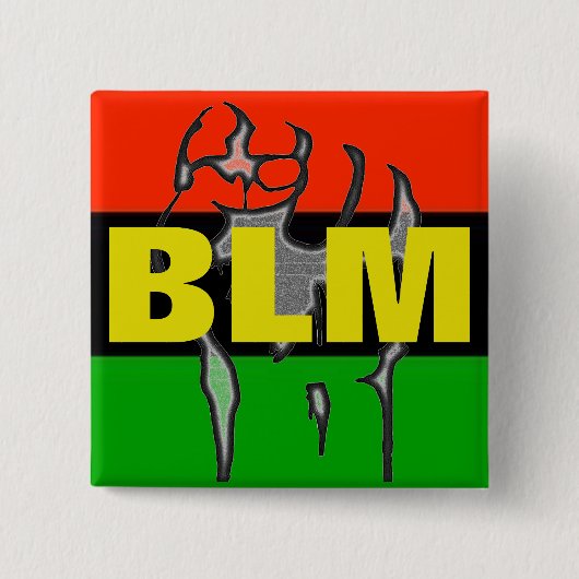 BLM-Button Vierkante Button 5,1 Cm (Voorkant)