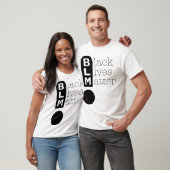 BLM Exclamation Mark Black Lives Matter Dark T-shirt (Unisex)