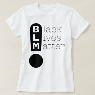 BLM Exclamation Mark ter ondersteuning van zwarte  T-shirt