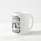 BLM - Geef jezelf prioriteit, red jezelf Koffiemok (Voorkant rechts)