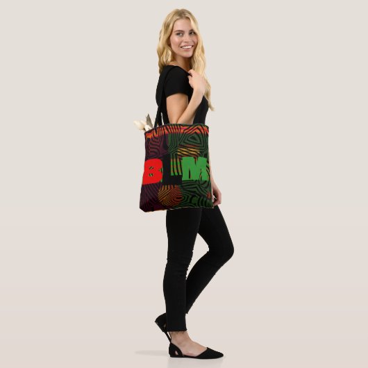 BLM GRAFISCHE Canvas tas (Op model)