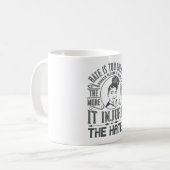 BLM - Hate is een te grote last voor het beer Koffiemok (Voorkant links)