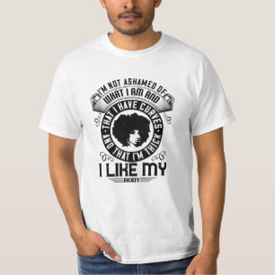 BLM - Ik schaam me niet voor mijn lichaam T-shirt