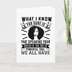 BLM - Je waarheid spreken is krachtig Kaart