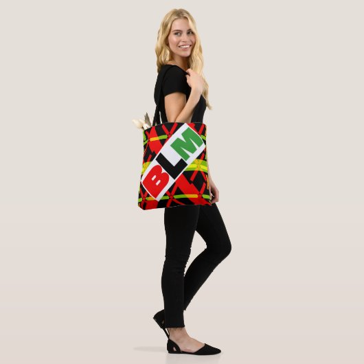 BLM met Canvas tas (Op model)
