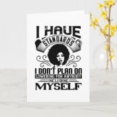 BLM - Nooit uw standaarden verlagen Kaart (Gele Bloem)