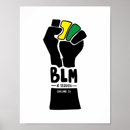 BLM-ontwerp - 2de plaats van Emma Givler Poster (Voorkant)