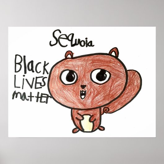 BLM-ontwerp - Camila Akwabi-Ameyaw Poster (Voorkant)