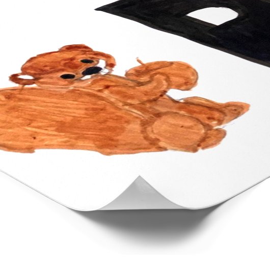 BLM-ontwerp - Mica Read-Poster Poster (Hoek)