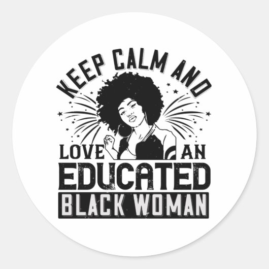 BLM - RONDE STICKER (Voorkant)