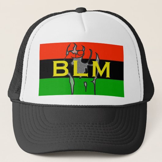 BLM TRUCKER HAT PET (Voorkant)