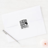 BLM - Voorkeur voor risico's Ronde Sticker (Envelop)