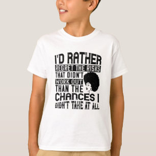 BLM - Voorkeur voor risico's T-shirt