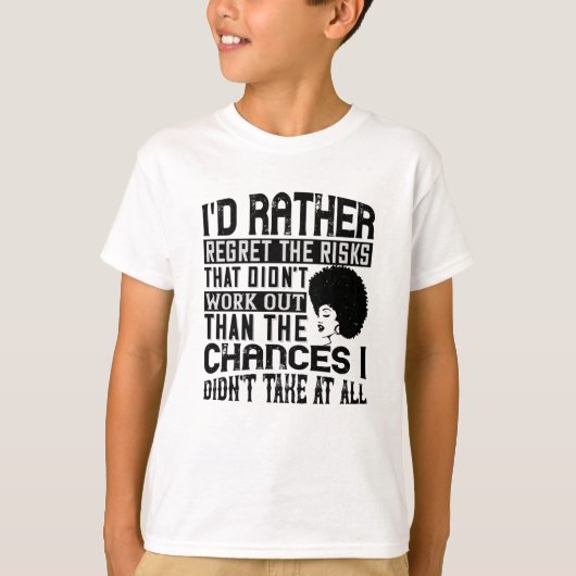 BLM - Voorkeur voor risico's T-shirt (Voorkant)