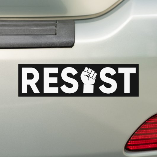 BLM weerstaan - protest tegen gelijkheid van zaken Bumpersticker (Op auto)