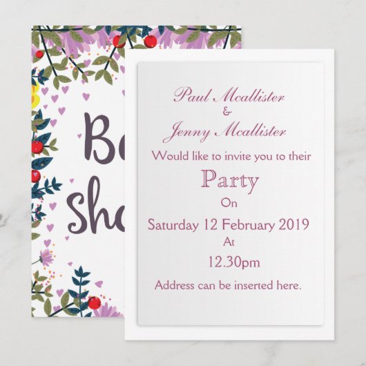 Blo Kaart (Voorkant / Achterkant)