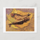 Bloaters op geel papier, Vincent van Gogh Briefkaart (Voorkant)
