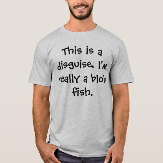 Blob Fish Costuum T-shirt (Voorkant)