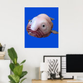 Blob Fish Poster (Thuiskantoor)