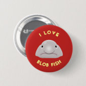 Blob Fish Ronde Button 5,7 Cm (Voorkant /achterkant)