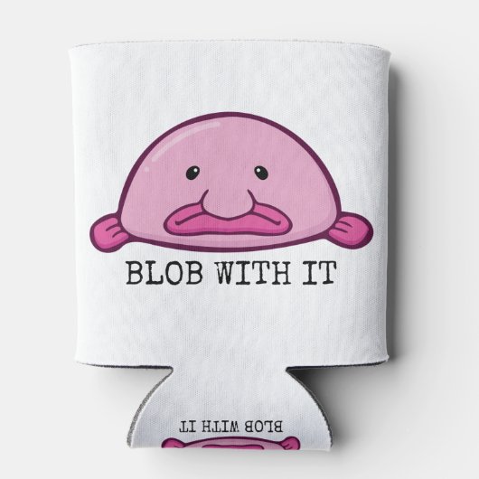 Blob met het / kreupelvis blikjeskoeler (Achterkant)