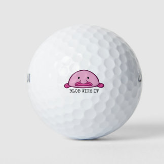 Blob met het / kreupelvis golfballen