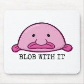 Blob met het / kreupelvis muismat (Voorkant)
