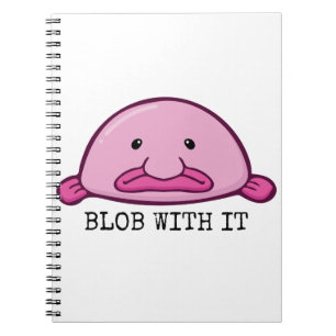 Blob met het / kreupelvis notitieboek