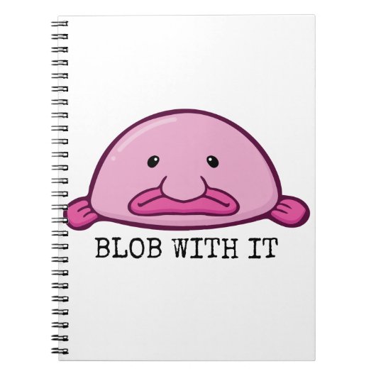Blob met het / kreupelvis notitieboek (Voorkant)