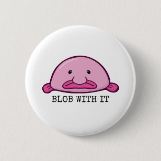 Blob met het / kreupelvis ronde button 5,7 cm