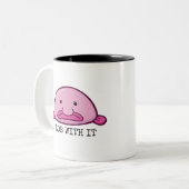 Blob met het / kreupelvis tweekleurige koffiemok (Voorkant links)