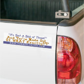 Blob van weefselnaald bumpersticker (Op Truck)