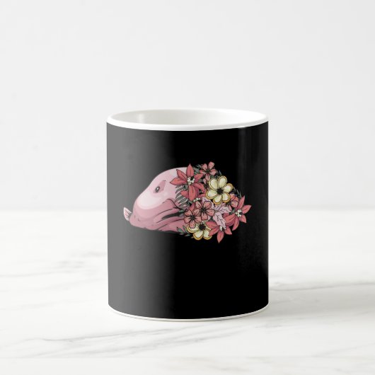 Blobben met bloemen koffiemok (Center)