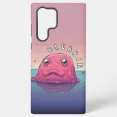 BLOBBIN' BLOB FISH, grappige schattige telefoonhoe Samsung Galaxy Hoesje (Achterkant)