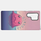 BLOBBIN' BLOB FISH, grappige schattige telefoonhoe Samsung Galaxy Hoesje (Achterkant horizontaal)