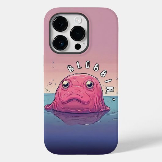 BLOBBIN' BLOB FISH iPhone / iPad case (Achterkant)