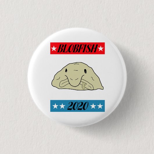 BlobFish 2020 Pin Ronde Button 3,2 Cm (Voorkant)