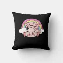 Blobfish Axolotl Cute Animals met regenboogkawaii
