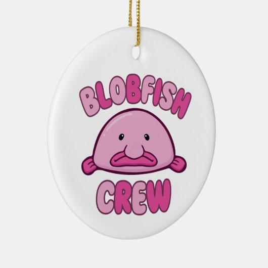 Blobfish Crew Keramisch Ornament (Rechts)