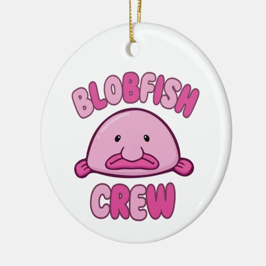 Blobfish Crew Keramisch Ornament (Links)
