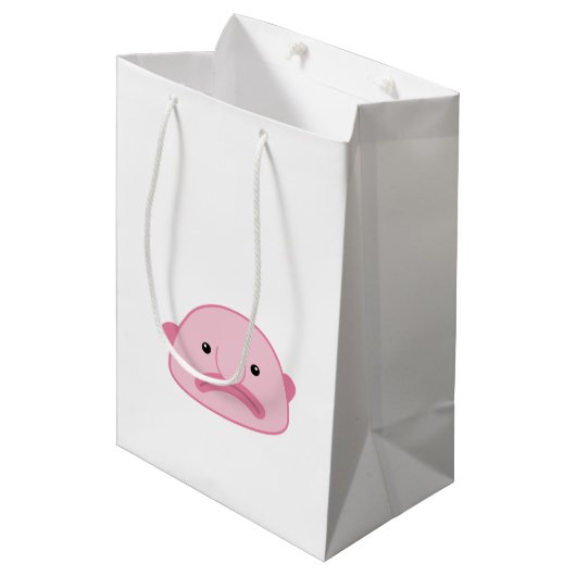 Blobfish Gift Bag Medium Cadeauzakje (Voorkant Gekanteld)