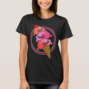 Blobfish Ice Cream Combinate Cute Deep Zee Fish T-shirt