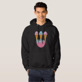 Blobfish Ice Cream Ugly Blob Fish Hoodie (Voorkant volledig)