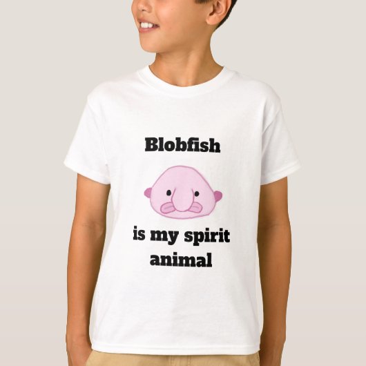 Blobfish is mijn gedistilleerde dier t-shirt (Voorkant)