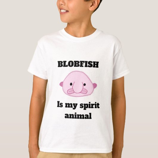Blobfish is mijn gedistilleerde diertje Tshirt (Voorkant)